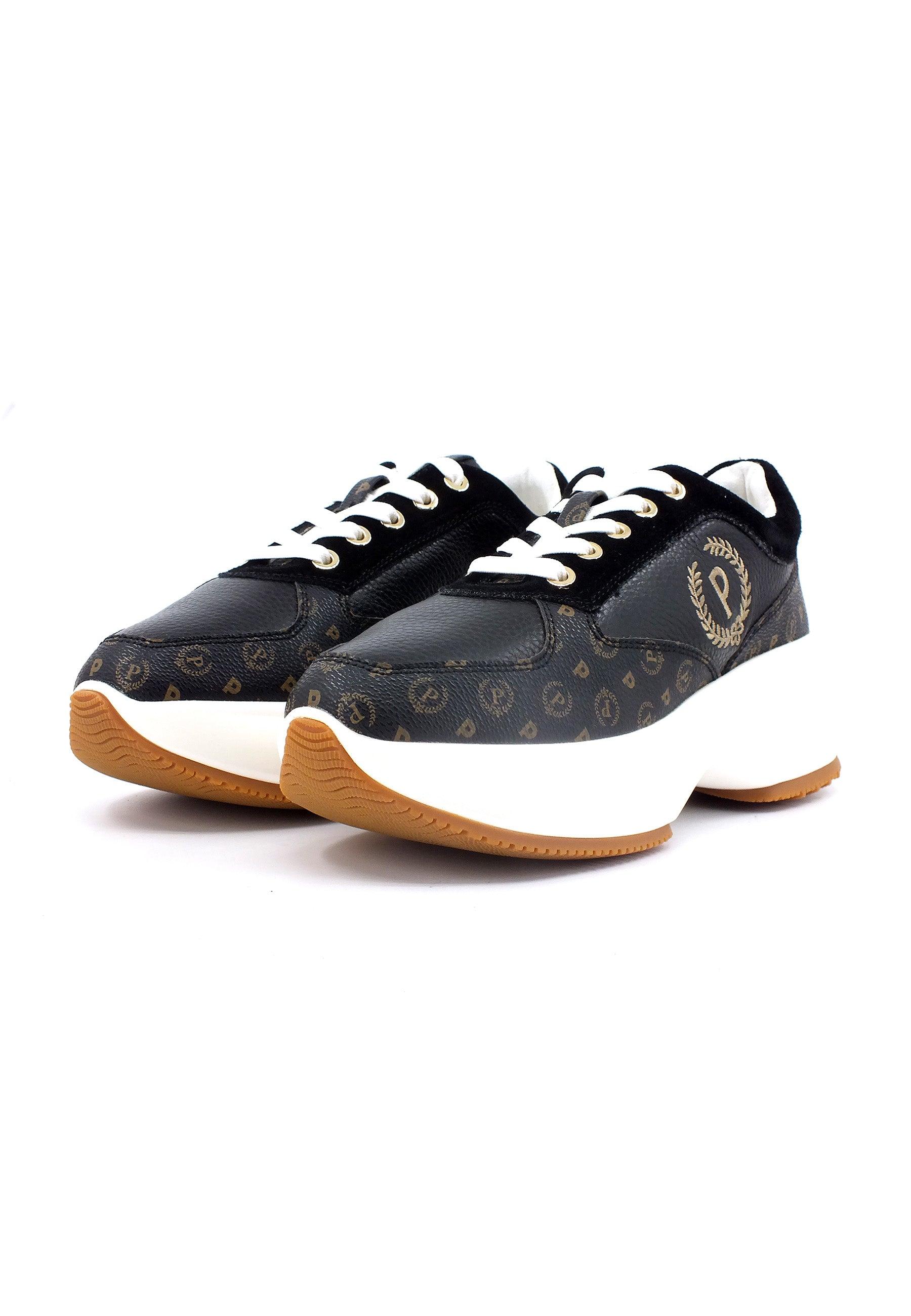 POLLINI Sneaker Platform Donna Nero TA15477G0HQ1100A - Sandrini Calzature e Abbigliamento