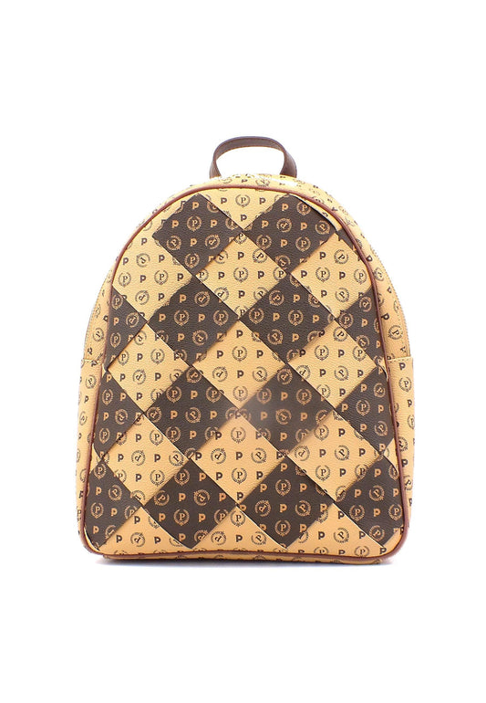 POLLINI Zaino Donna Crema Marrone TE8501PP0GQ1111D - Sandrini Calzature e Abbigliamento