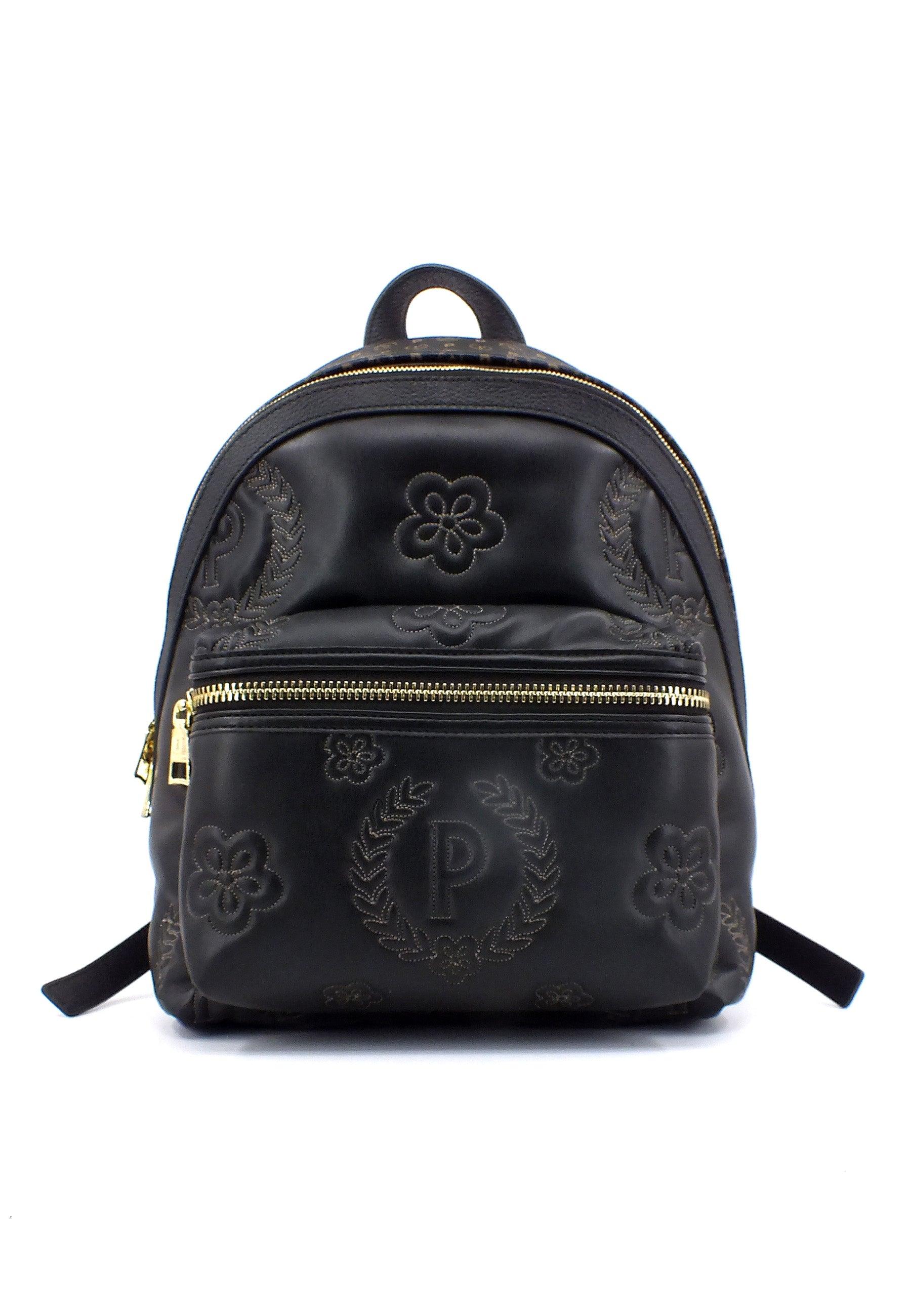 POLLINI Zaino Fiori Nero TE8412PP03Q2800A - Sandrini Calzature e Abbigliamento