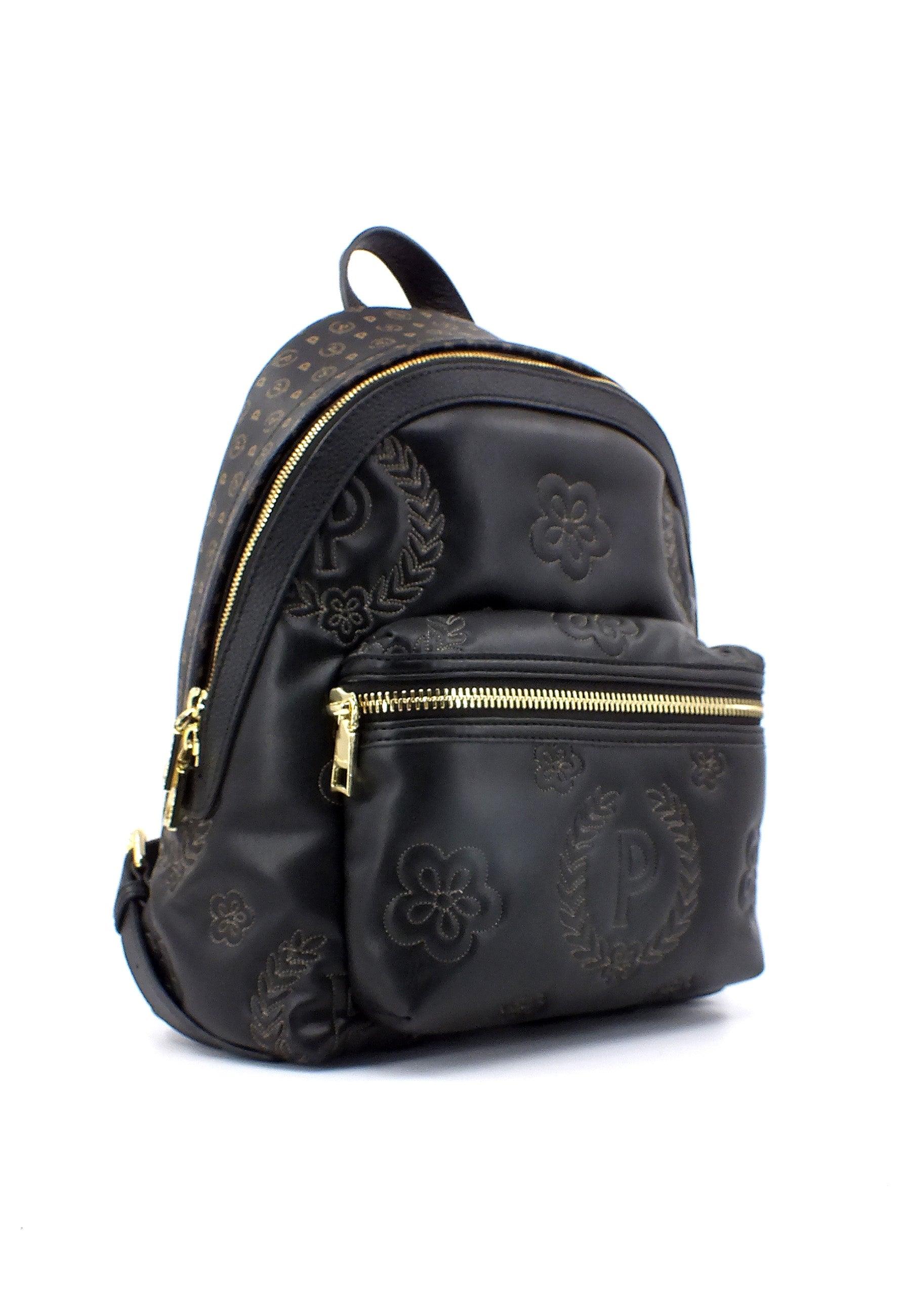 POLLINI Zaino Fiori Nero TE8412PP03Q2800A - Sandrini Calzature e Abbigliamento