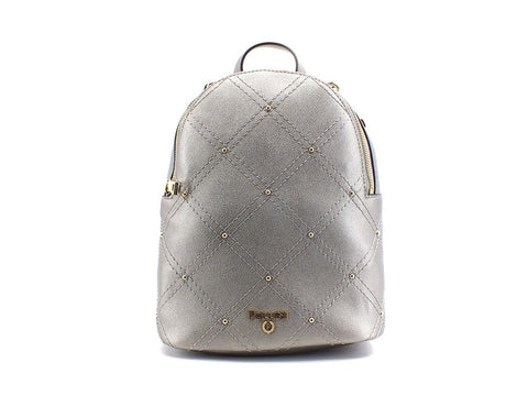 POLLINI Zaino Grained Borchie Canna di Fucile Silver SC4521PP0DSB1906 - Sandrini Calzature e Abbigliamento