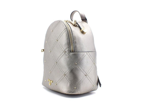 POLLINI Zaino Grained Borchie Canna di Fucile Silver SC4521PP0DSB1906 - Sandrini Calzature e Abbigliamento