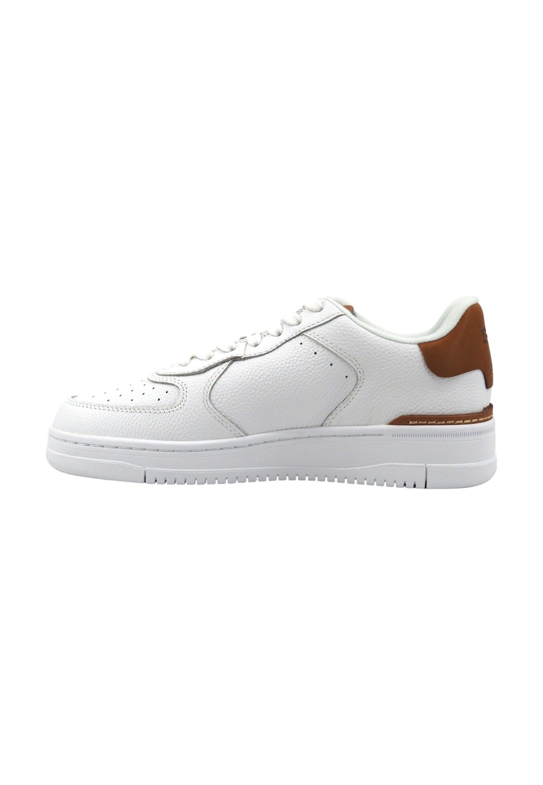 POLO RALPH LAUREN Sneaker Basket Ox Donna White Tan 809923071002D - Sandrini Calzature e Abbigliamento