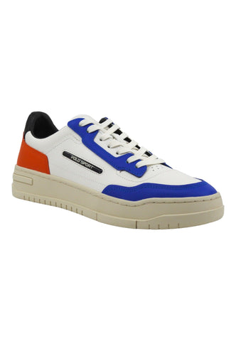 POLO RALPH LAUREN Sneaker Basket Uomo White Orange Blue 809931902003 - Sandrini Calzature e Abbigliamento