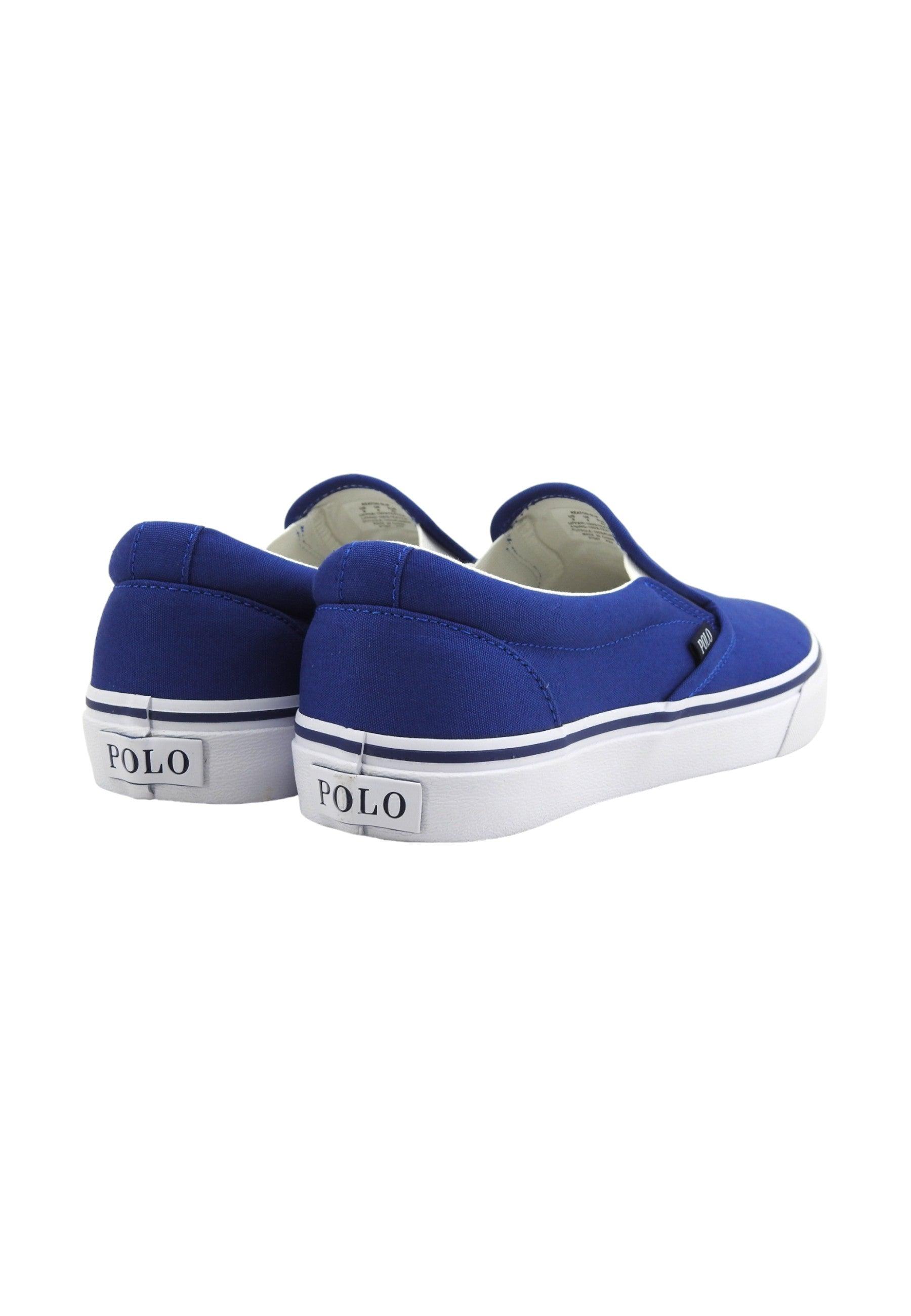 POLO RALPH LAUREN Sneaker Slip On Uomo Royal 816934057001 - Sandrini Calzature e Abbigliamento