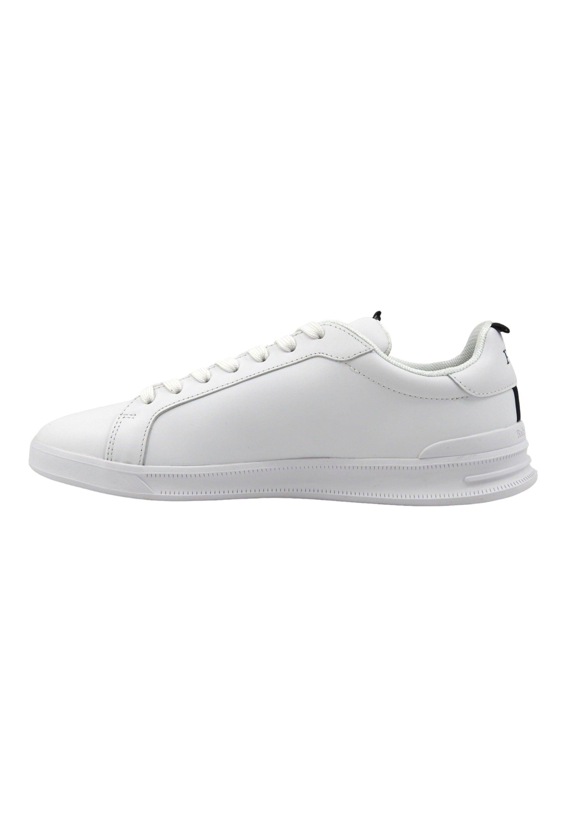 POLO RALPH LAUREN Sneaker Uomo White Black 809860883006 - Sandrini Calzature e Abbigliamento