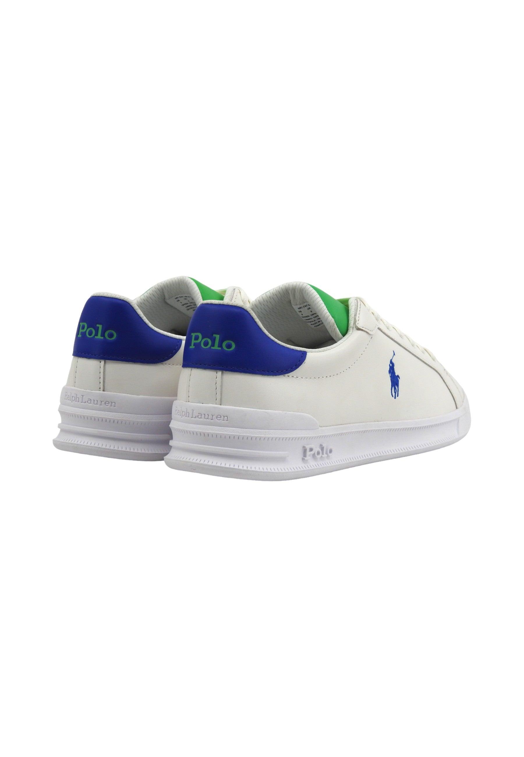 POLO RALPH LAUREN Sneaker Uomo White Green Royal 809931260003 - Sandrini Calzature e Abbigliamento