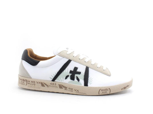 PREMIATA Andy Sneaker Pelle White Black ANDY-5421 - Sandrini Calzature e Abbigliamento