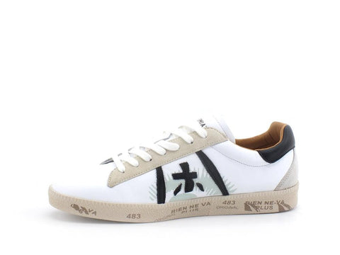 PREMIATA Andy Sneaker Pelle White Black ANDY-5421 - Sandrini Calzature e Abbigliamento