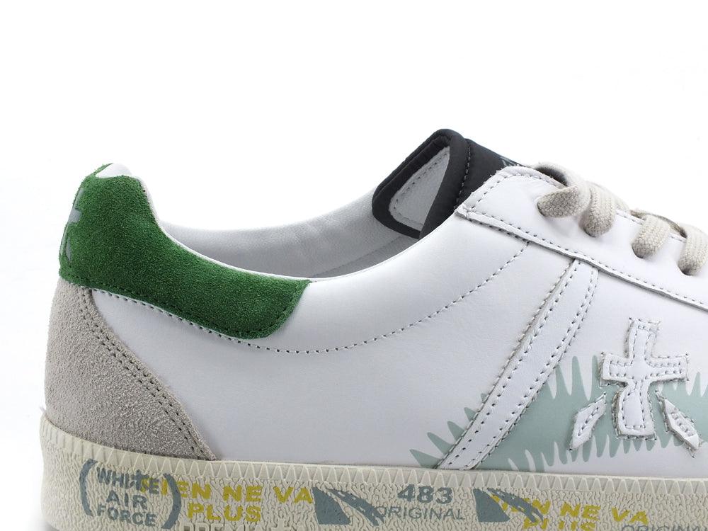 PREMIATA Andy Sneaker Retro Lamè Green White Black ANDY5741 - Sandrini Calzature e Abbigliamento