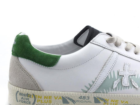 PREMIATA Andy Sneaker Retro Lamè Green White Black ANDY5741 - Sandrini Calzature e Abbigliamento