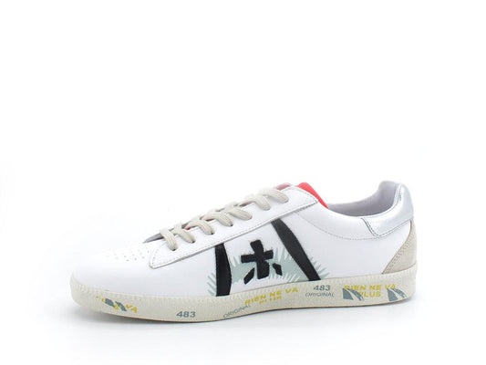 PREMIATA Andy Sneaker Retro Lamè Red White Black ANDY5743 - Sandrini Calzature e Abbigliamento