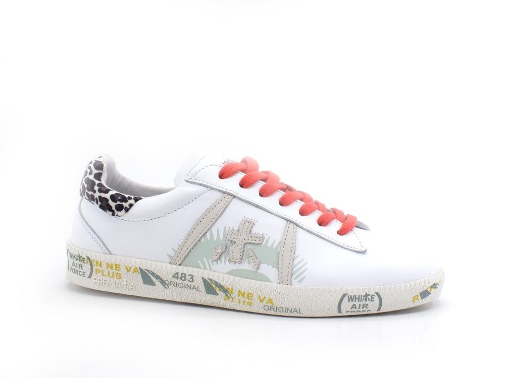 PREMIATA Andy Sneaker Retro Leoparsd White ANDYD-5427 - Sandrini Calzature e Abbigliamento