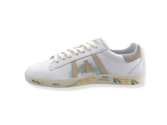 PREMIATA Andy Sneaker Retro Micro Glitter Sneaker Donna White Sand ANDYD5746 - Sandrini Calzature e Abbigliamento