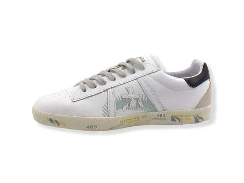 PREMIATA Andy Suede Retro Black Sneaker Uomo White Black ANDY5742 - Sandrini Calzature e Abbigliamento