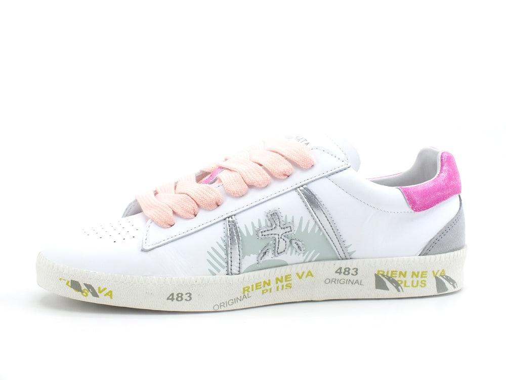 PREMIATA Andyd Sneaker Donna Retro Fuxia Heart White ANDYD-3903 - Sandrini Calzature e Abbigliamento