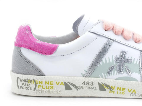 PREMIATA Andyd Sneaker Donna Retro Fuxia Heart White ANDYD-3903 - Sandrini Calzature e Abbigliamento