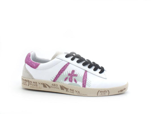 PREMIATA Andyd Sneaker Glitter White Fuxia ANDYD-5426 - Sandrini Calzature e Abbigliamento