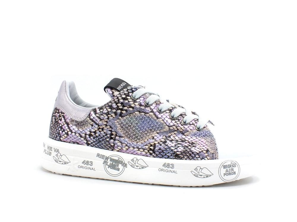 PREMIATA Belle Sneaker Platform Pitonata Donna Lilac Multicolor BELLE-5150 - Sandrini Calzature e Abbigliamento