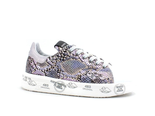 PREMIATA Belle Sneaker Platform Pitonata Donna Lilac Multicolor BELLE-5150 - Sandrini Calzature e Abbigliamento