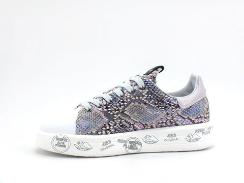 PREMIATA Belle Sneaker Platform Pitonata Donna Lilac Multicolor BELLE-5150 - Sandrini Calzature e Abbigliamento