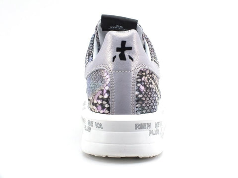 PREMIATA Belle Sneaker Platform Pitonata Donna Lilac Multicolor BELLE-5150 - Sandrini Calzature e Abbigliamento