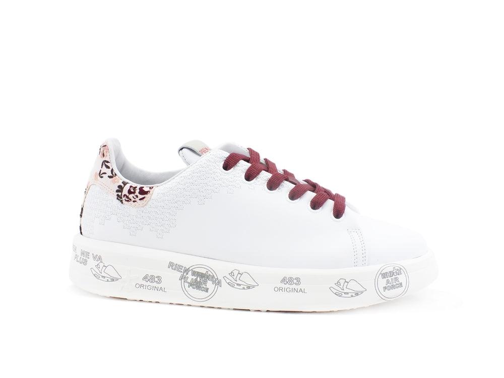 PREMIATA Belle Sneaker Platform Ricamo White BELLE-5387 - Sandrini Calzature e Abbigliamento