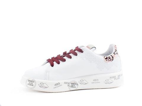 PREMIATA Belle Sneaker Platform Ricamo White BELLE-5387 - Sandrini Calzature e Abbigliamento