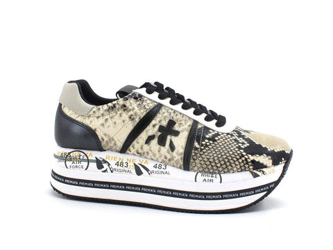 PREMIATA Beth Sneaker Platform Nero Pitone BETH-4116 - Sandrini Calzature e Abbigliamento