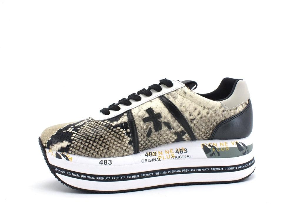 PREMIATA Beth Sneaker Platform Nero Pitone BETH-4116 - Sandrini Calzature e Abbigliamento