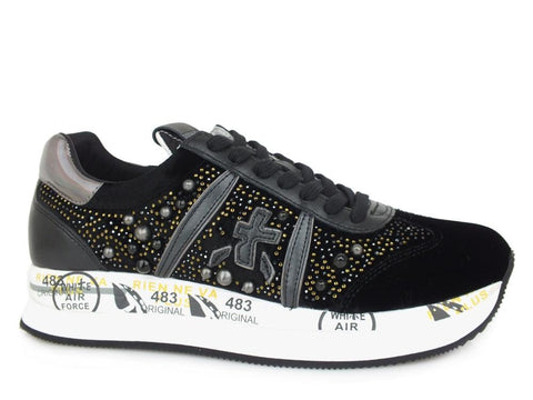 PREMIATA Conny Nero CONNY1621 - Sandrini Calzature e Abbigliamento