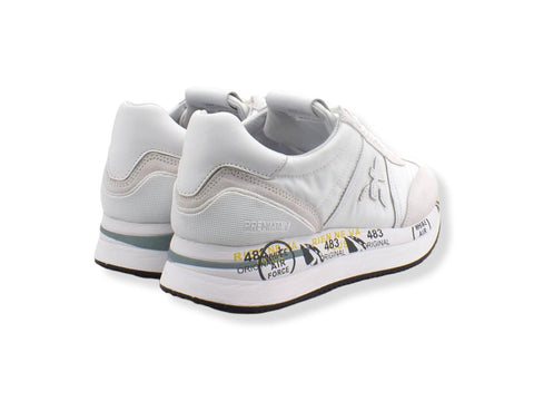PREMIATA Conny Running Suede Nylon White Sneaker Donna White CONNY5617 - Sandrini Calzature e Abbigliamento