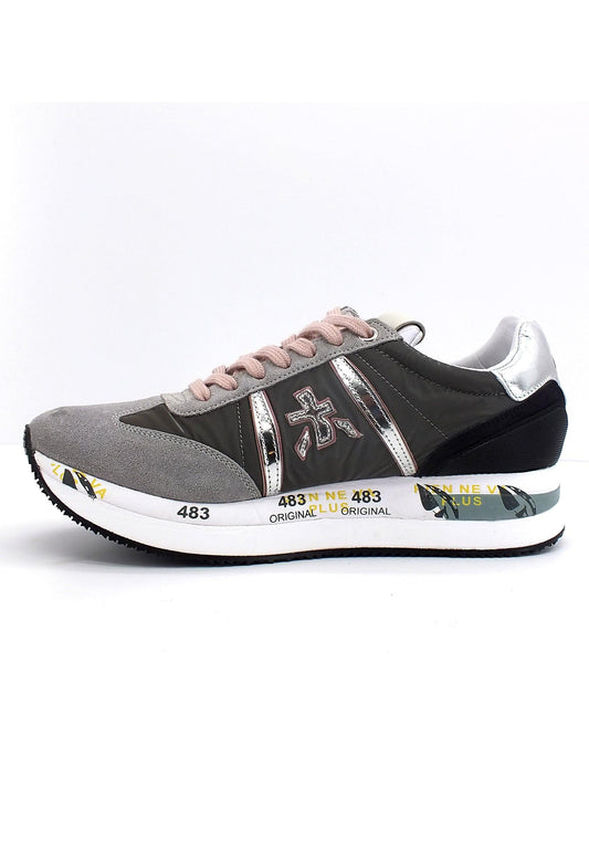 PREMIATA Conny Sneaker Platform Donna Grey Metal CONNY5949 - Sandrini Calzature e Abbigliamento