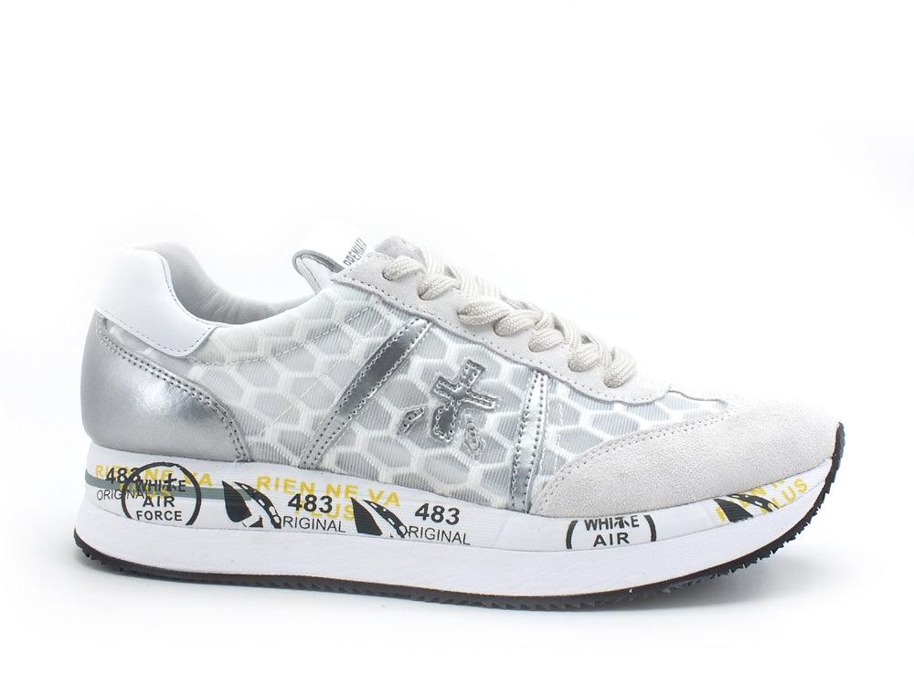 PREMIATA Conny Sneaker Running Donna Nido D'ape White CONNY-4618 - Sandrini Calzature e Abbigliamento