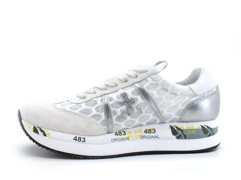 PREMIATA Conny Sneaker Running Donna Nido D'ape White CONNY-4618 - Sandrini Calzature e Abbigliamento