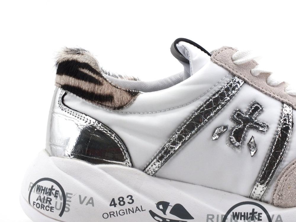 PREMIATA Layla Sneaker Running Cavallino White Zebra LAYLA-4852 - Sandrini Calzature e Abbigliamento