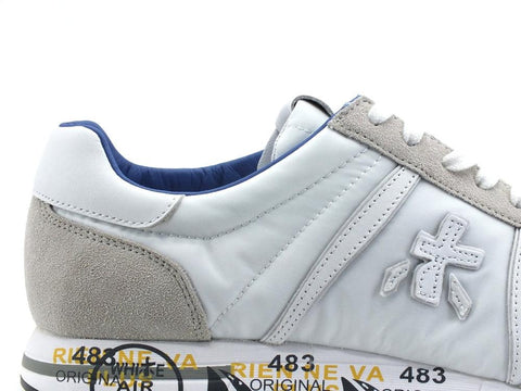 PREMIATA Lucy Sneaker Suede Logo White LUCY206E - Sandrini Calzature e Abbigliamento