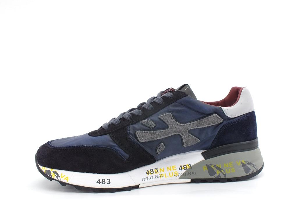 PREMIATA Mick Sneaker Running Suede Blue Black MICK5027 - Sandrini Calzature e Abbigliamento