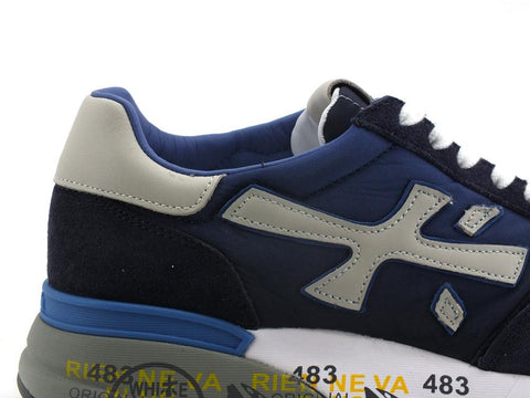PREMIATA Mick Sneaker Suede Bicolor Navy Blue Grey MICK5692 - Sandrini Calzature e Abbigliamento