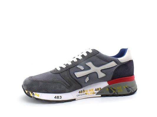 PREMIATA Mick Sneaker Suede Mesh Grey Grigio MICK5694 - Sandrini Calzature e Abbigliamento