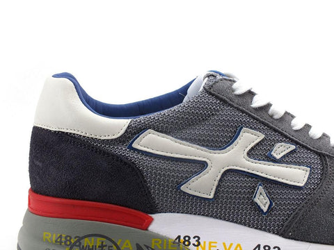 PREMIATA Mick Sneaker Suede Mesh Grey Grigio MICK5694 - Sandrini Calzature e Abbigliamento
