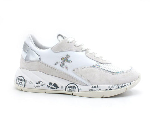PREMIATA Scarlett Sneaker Running Donna White Silver SCARLETT-3694 - Sandrini Calzature e Abbigliamento