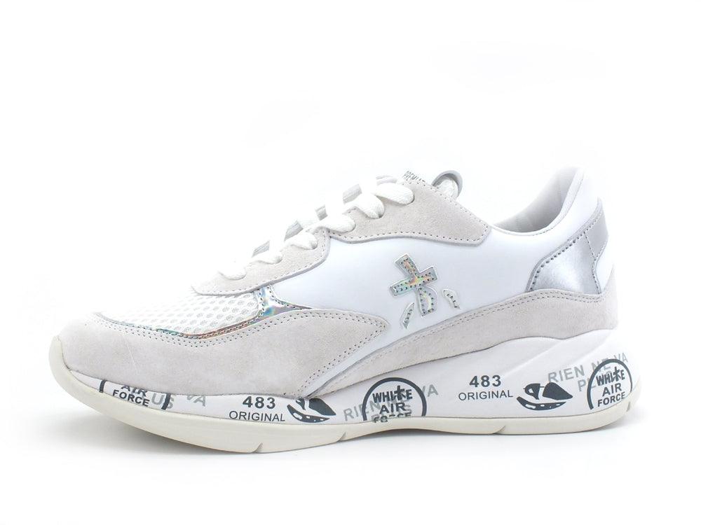 PREMIATA Scarlett Sneaker Running Donna White Silver SCARLETT-3694 - Sandrini Calzature e Abbigliamento