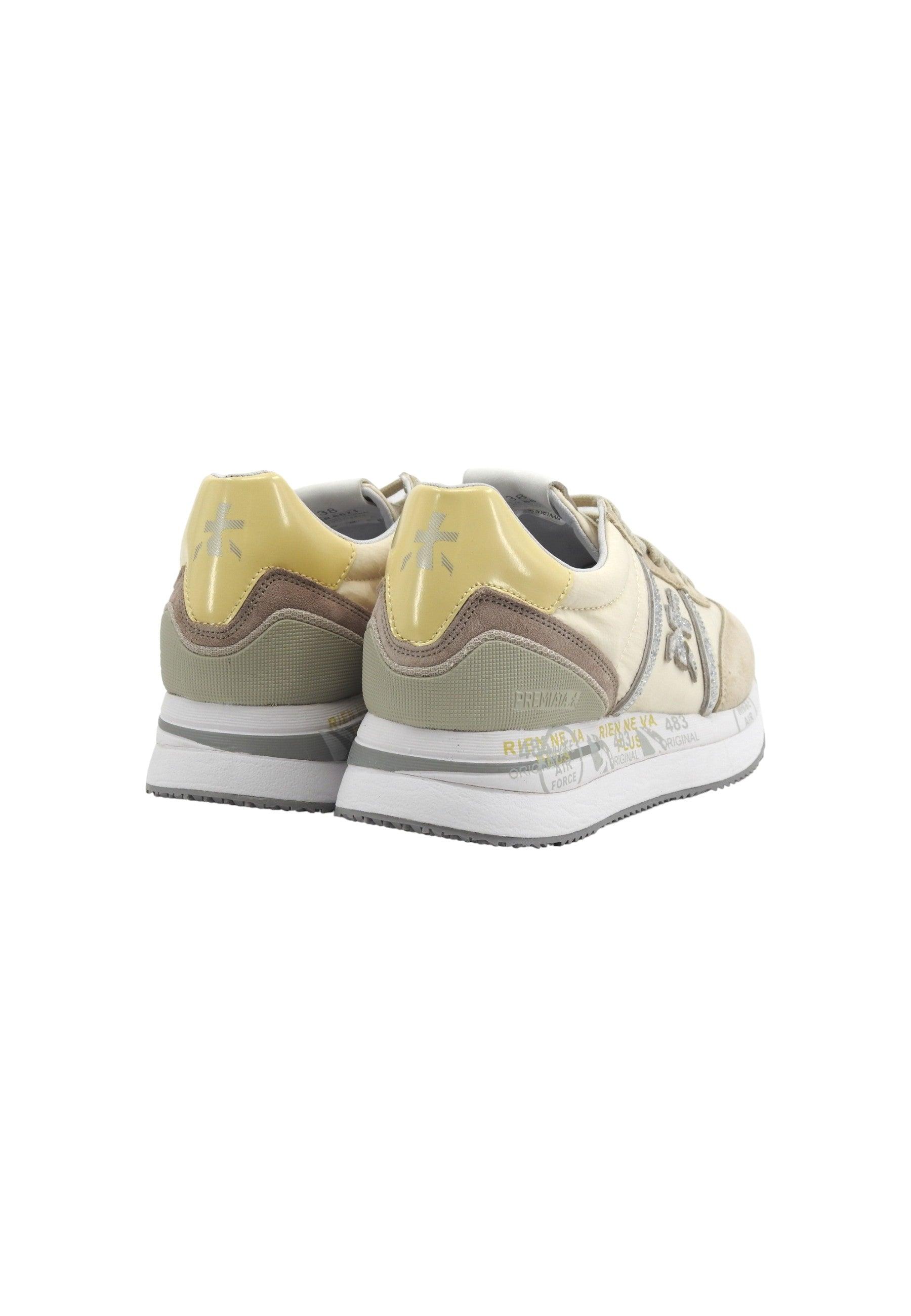 PREMIATA Sneaker Donna Beige CONNY-6671 - Sandrini Calzature e Abbigliamento