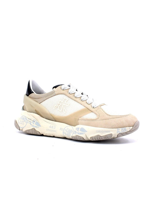 PREMIATA Sneaker Donna Cream Beige BUFFLY-6540 - Sandrini Calzature e Abbigliamento