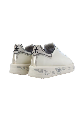 PREMIATA Sneaker Donna Cream White Glitter BELLE-6548 - Sandrini Calzature e Abbigliamento