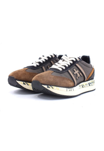PREMIATA Sneaker Donna Dark Brown Black CONNY-6492 - Sandrini Calzature e Abbigliamento