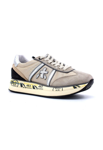 PREMIATA Sneaker Donna Tortora Beige CONNY-6491 - Sandrini Calzature e Abbigliamento