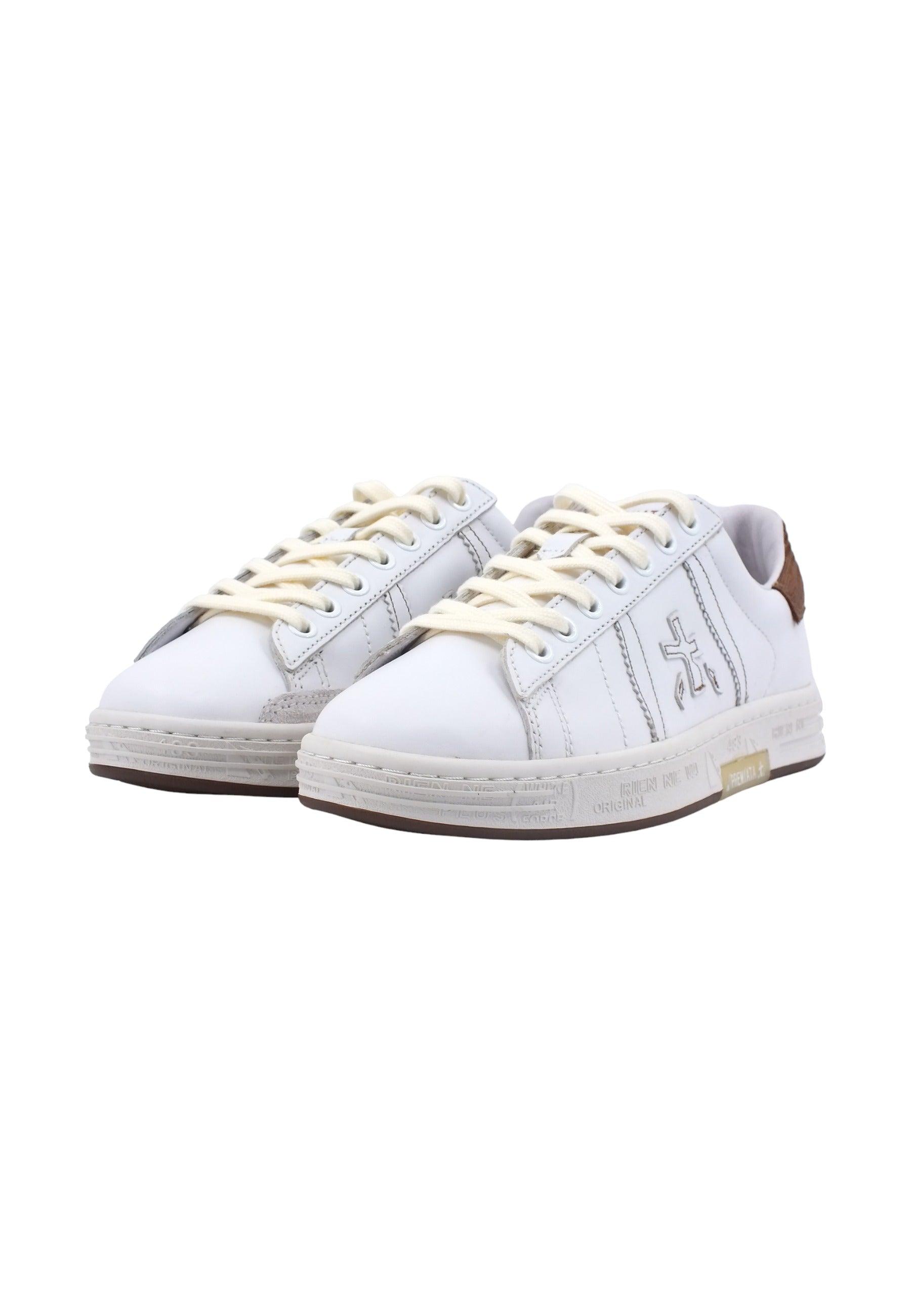 PREMIATA Sneaker Donna White Bronze RUSSELLD-6507 - Sandrini Calzature e Abbigliamento