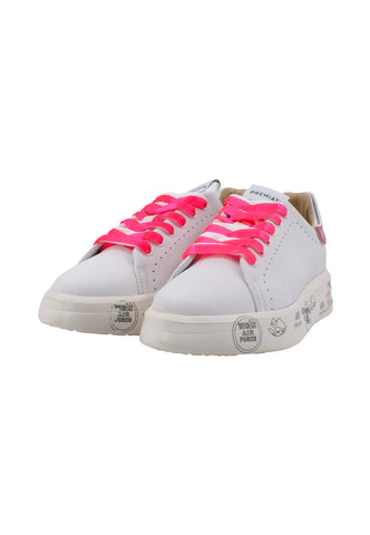 PREMIATA Sneaker Donna White Fuxia BELLE6281 - Sandrini Calzature e Abbigliamento